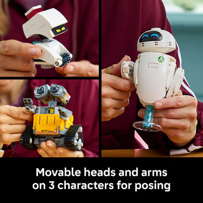 LEGO® Disney and Pixar WALL-E and EVE — 43279 — 811 Piece Building Set