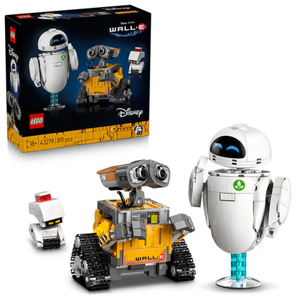 LEGO® Disney and Pixar WALL-E and EVE — 43279 — 811 Piece Building Set