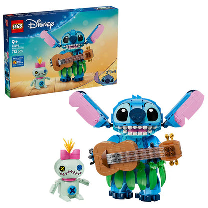 LEGO® Disney Stitch & Scrump — 43296 — 713 Piece Building Set