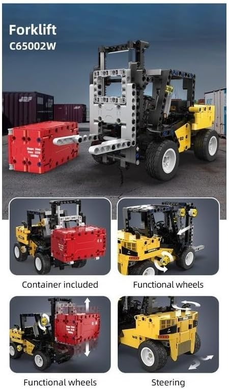 CADA 388-Piece Forklift — Compatible Building Set
