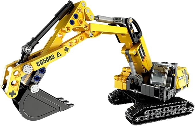 CADA 467-Piece Excavator — Compatible Building Set
