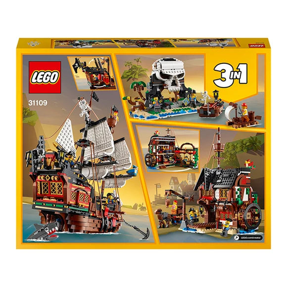 LEGO® Creator 3in1 Pirate Ship - 31109 - 1264 Piece Building Set