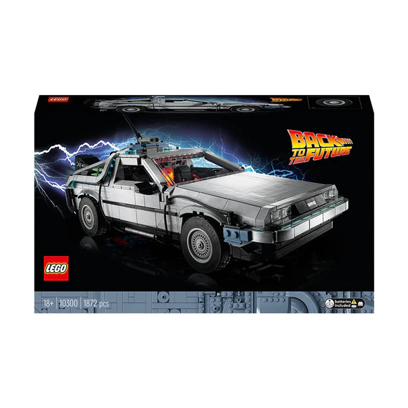 LEGO® ICONS Back to the Future Time Machine Building Kit for Adults - 10300 - 1856 Piece Building Set