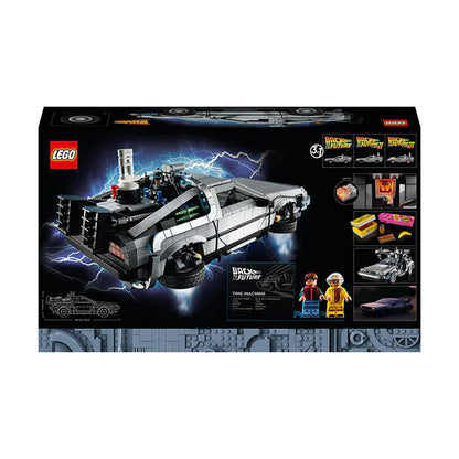 LEGO® ICONS Back to the Future Time Machine Building Kit for Adults - 10300 - 1856 Piece Building Set