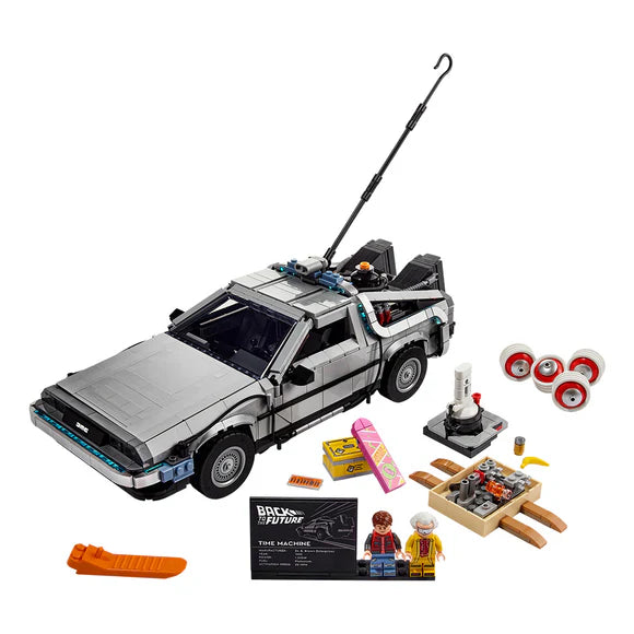 LEGO® ICONS Back to the Future Time Machine Building Kit for Adults - 10300 - 1856 Piece Building Set