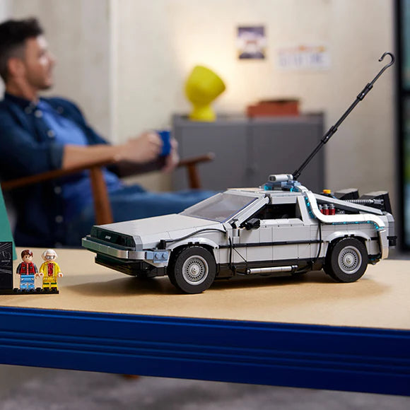 LEGO® ICONS Back to the Future Time Machine Building Kit for Adults - 10300 - 1856 Piece Building Set