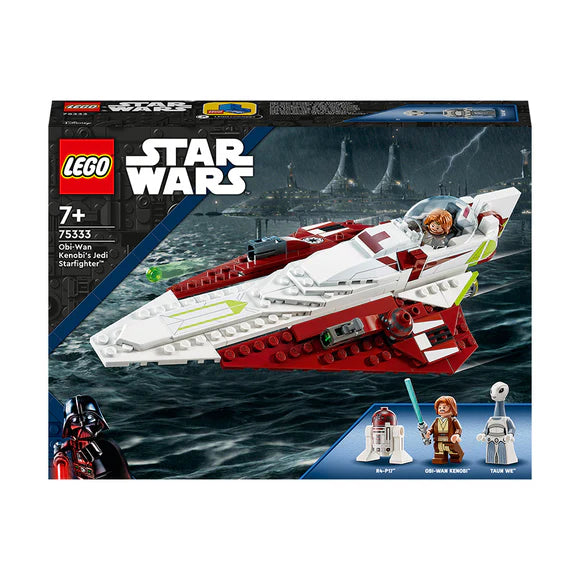 LEGO® Star Wars™ Obi-Wan Kenobi’s Jedi Starfighter™ Building Kit - 75333 - 282 Piece Building Set
