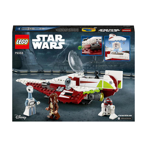 LEGO® Star Wars™ Obi-Wan Kenobi’s Jedi Starfighter™ Building Kit - 75333 - 282 Piece Building Set