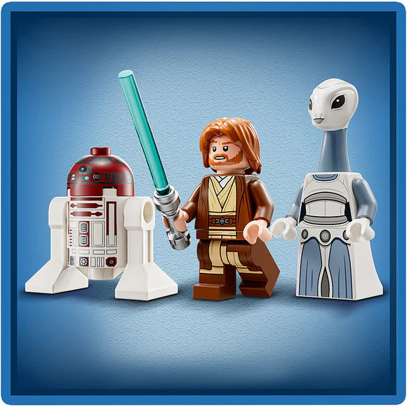 LEGO® Star Wars™ Obi-Wan Kenobi’s Jedi Starfighter™ Building Kit - 75333 - 282 Piece Building Set