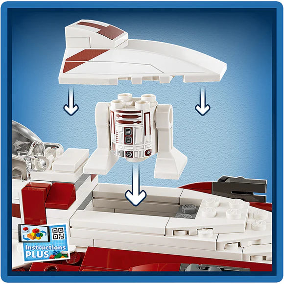 LEGO® Star Wars™ Obi-Wan Kenobi’s Jedi Starfighter™ Building Kit - 75333 - 282 Piece Building Set