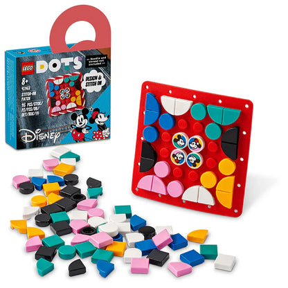 LEGO® DOTS Disney Mickey Mouse & Minnie Mouse Stitch-on Patch - 41963 - 95 Piece Building Set