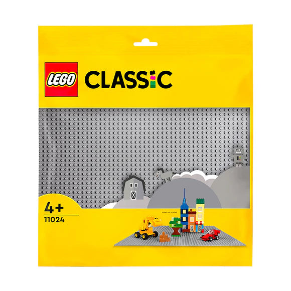 LEGO® Classic Grey Baseplate Building Kit for Kids - 11024 - 1 Piece Building Set