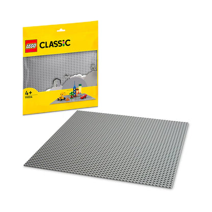 LEGO® Classic Grey Baseplate Building Kit for Kids - 11024 - 1 Piece Building Set