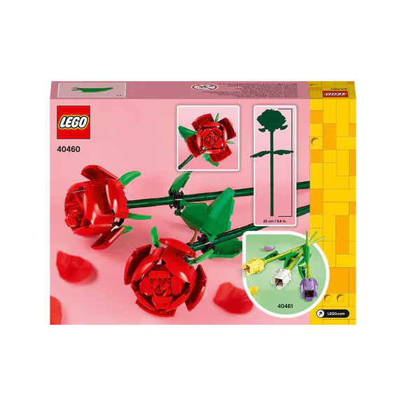 LEGO® Botanicals Roses Desk Decoration Set - 40460 - 120 Piece Building Set