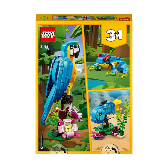 LEGO® Creator 3in1 Exotic Parrot - 31136 - 253 Piece Building Set