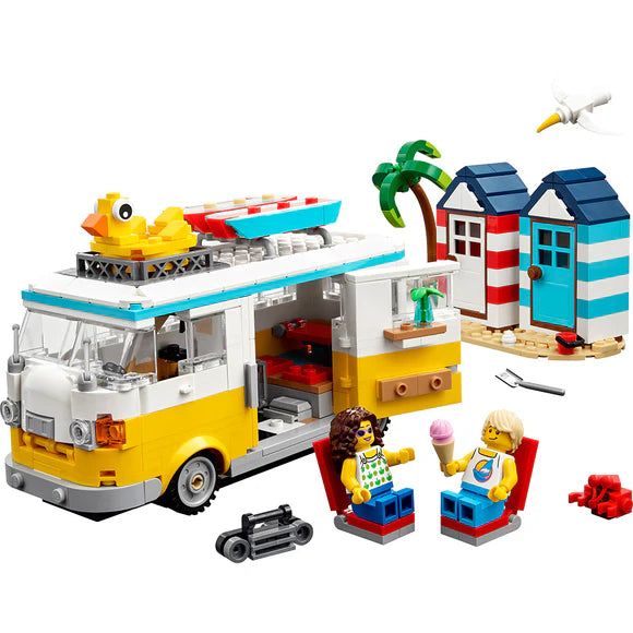 LEGO® Creator 3-in-1 Beach Camper Van | 31138 | 556 Piece Building Set