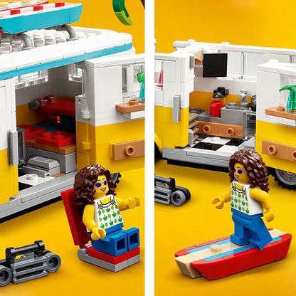 LEGO® Creator 3-in-1 Beach Camper Van | 31138 | 556 Piece Building Set