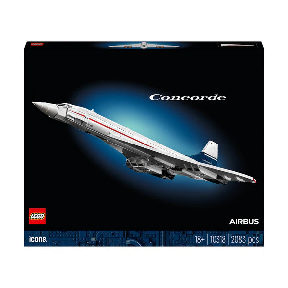 LEGO® ICONS Concorde Model Plane Set for Adults - 10318 - 2083 Piece Building Set
