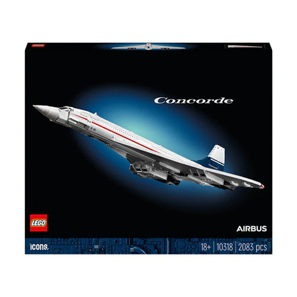 LEGO® ICONS Concorde Model Plane Set for Adults - 10318 - 2083 Piece Building Set