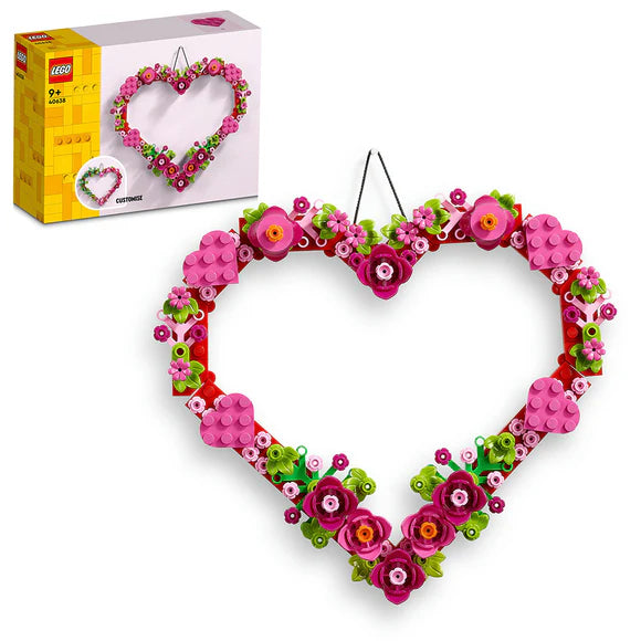 LEGO® Heart Ornament - 40638 - 254 Piece Building Set