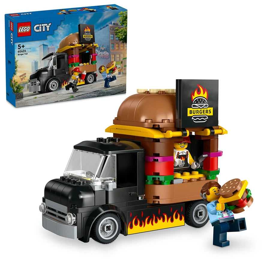 LEGO® City Burger Van, Food Truck - 60404 - 194 Piece Building Set