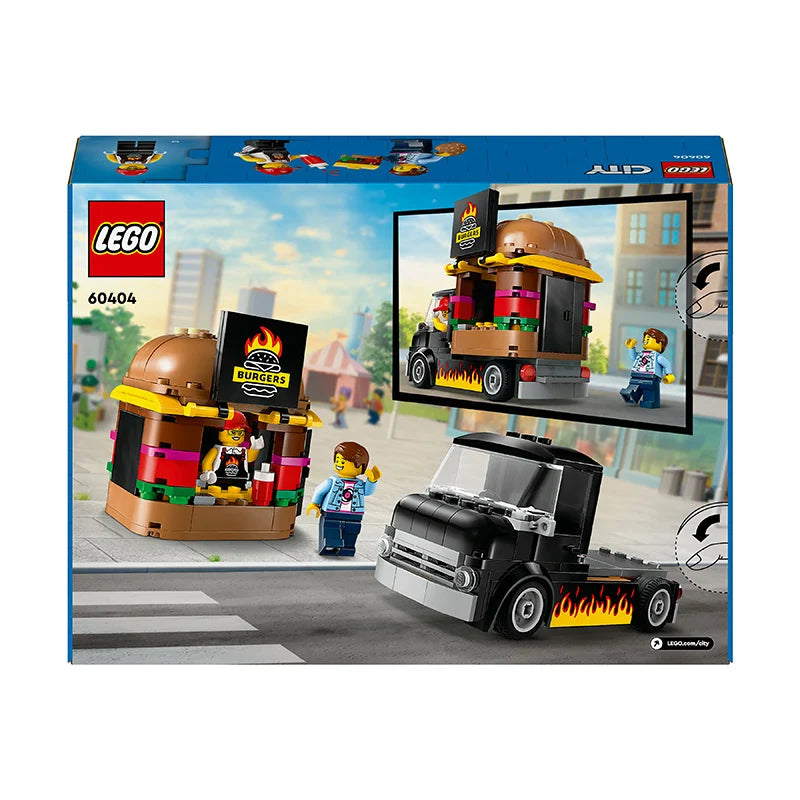 LEGO® City Burger Van, Food Truck - 60404 - 194 Piece Building Set