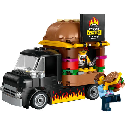 LEGO® City Burger Van, Food Truck - 60404 - 194 Piece Building Set