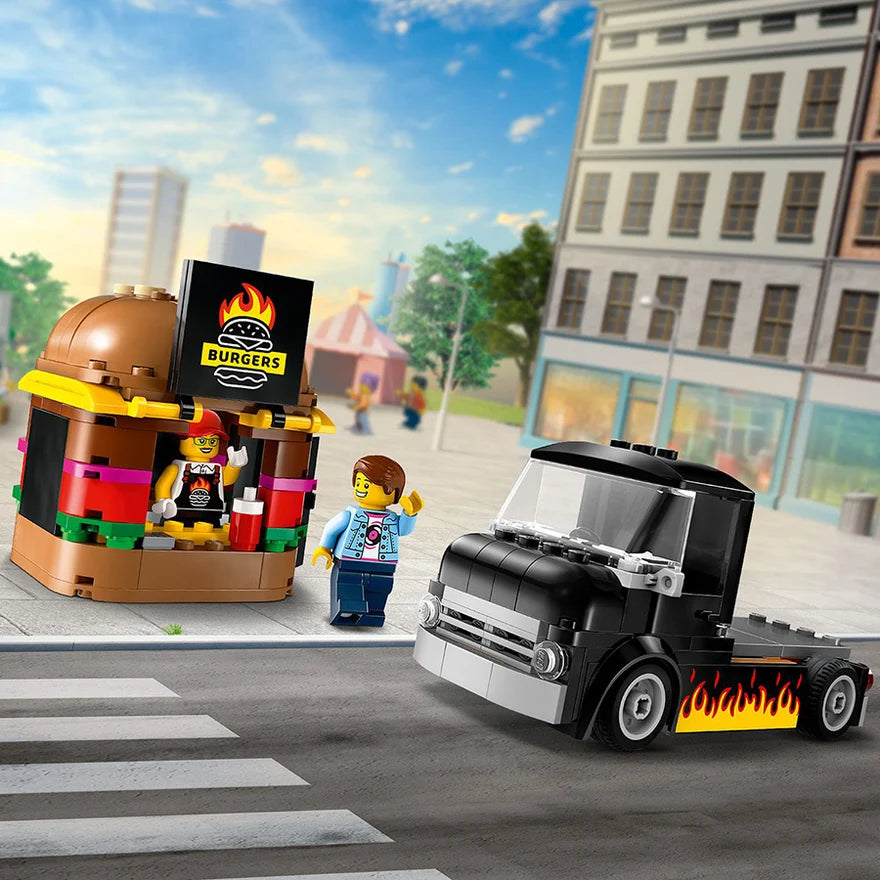 LEGO® City Burger Van, Food Truck - 60404 - 194 Piece Building Set