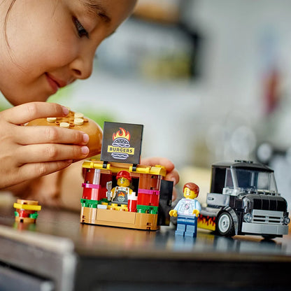 LEGO® City Burger Van, Food Truck - 60404 - 194 Piece Building Set