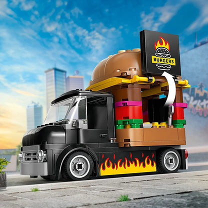 LEGO® City Burger Van, Food Truck - 60404 - 194 Piece Building Set