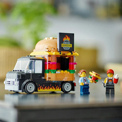 LEGO® City Burger Van, Food Truck - 60404 - 194 Piece Building Set