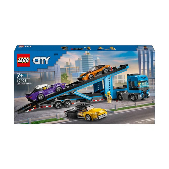 LEGO® City Car Transporter Truck with Sports Cars - 60408 - 998 Piece Building Set