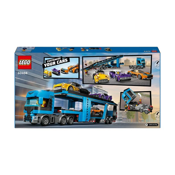 LEGO® City Car Transporter Truck with Sports Cars - 60408 - 998 Piece Building Set