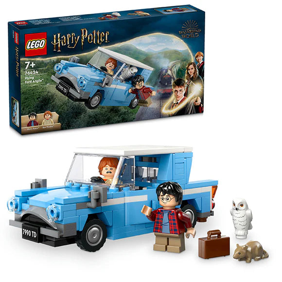 LEGO® Harry Potter™ Flying Ford Anglia Car Toy Set - 76424 - 165 Piece Building Set