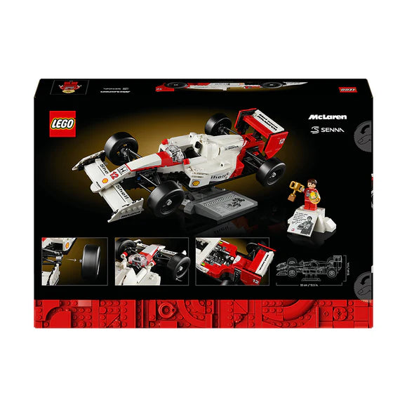 LEGO® ICONS McLaren MP4/4 & Ayrton Senna Set for Adults - 10330 - 693 Piece Building Set