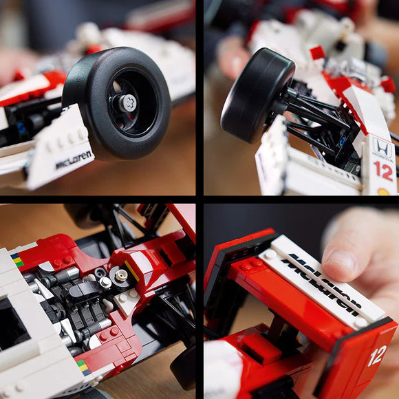 LEGO® ICONS McLaren MP4/4 & Ayrton Senna Set for Adults - 10330 - 693 Piece Building Set