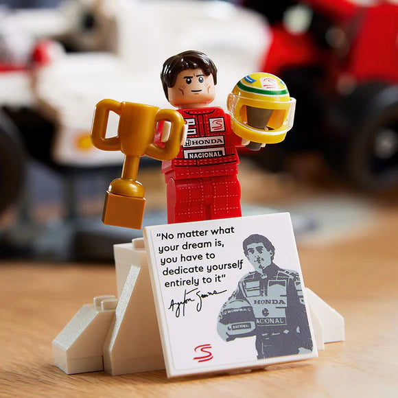 LEGO® ICONS McLaren MP4/4 & Ayrton Senna Set for Adults - 10330 - 693 Piece Building Set