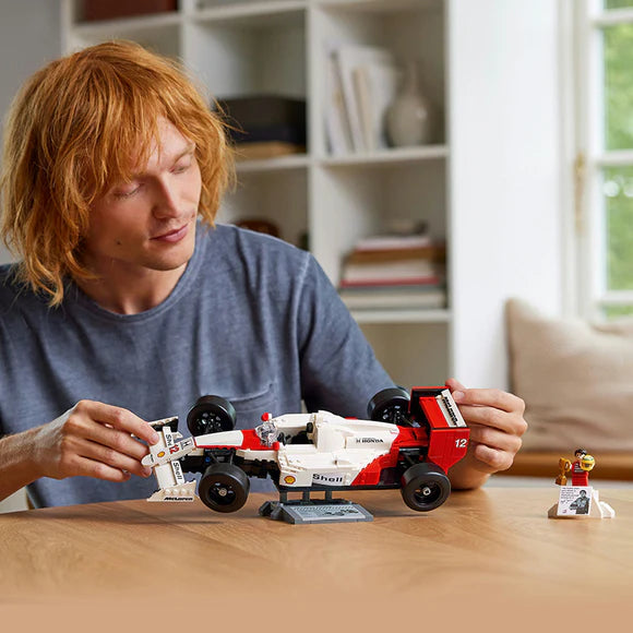 LEGO® ICONS McLaren MP4/4 & Ayrton Senna Set for Adults - 10330 - 693 Piece Building Set