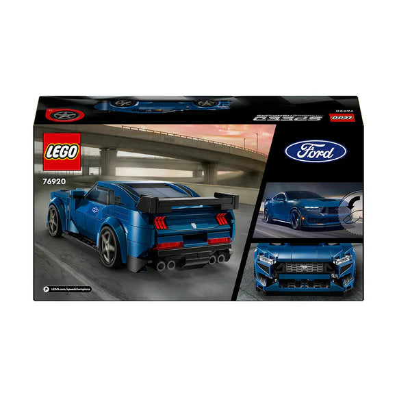 LEGO® Speed Champions Ford Mustang Dark Horse Sports Car - 76920 - 344 Piece Building Set