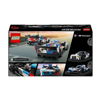 LEGO® Speed Champions BMW M4 GT3 & BMW M Hybrid V8 Race Cars - 76922 - 676 Piece Building Set
