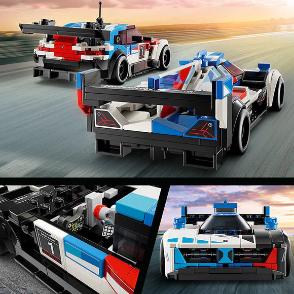 LEGO® Speed Champions BMW M4 GT3 & BMW M Hybrid V8 Race Cars - 76922 - 676 Piece Building Set