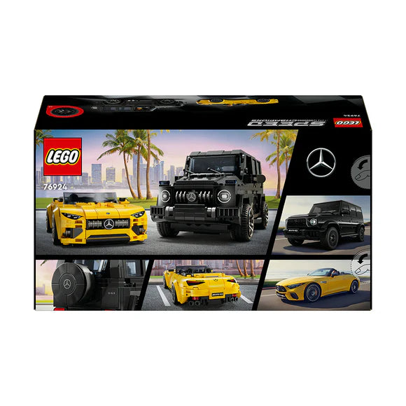 LEGO® Speed Champions Mercedes-AMG G 63 & Mercedes-AMG SL 63 - 76924 - 808 Piece Building Set
