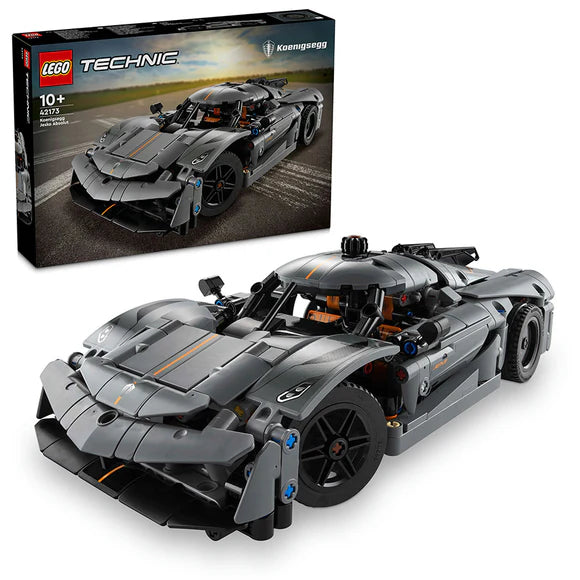 LEGO® Technic™ Koenigsegg Jesko Absolut Grey Hypercar - 42173 - 801 Piece Building Set