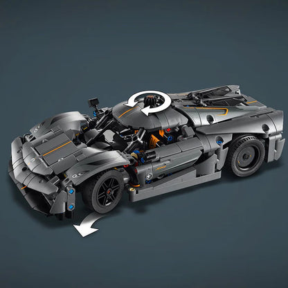 LEGO® Technic™ Koenigsegg Jesko Absolut Grey Hypercar - 42173 - 801 Piece Building Set