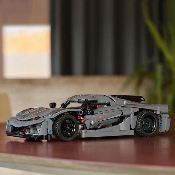 LEGO® Technic™ Koenigsegg Jesko Absolut Grey Hypercar - 42173 - 801 Piece Building Set