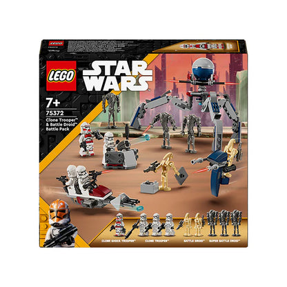 LEGO® Star Wars™ Clone Trooper & Battle Droid Battle Pack - 75372 - 215 Piece Building Set