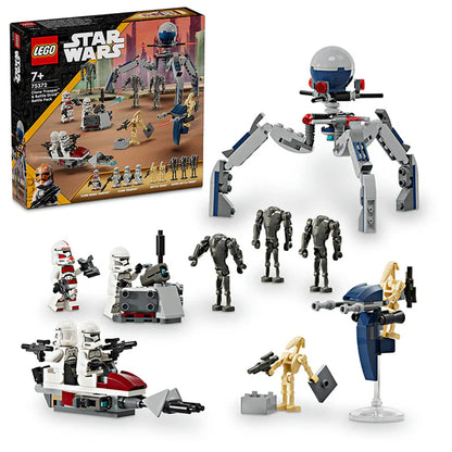 LEGO® Star Wars™ Clone Trooper & Battle Droid Battle Pack - 75372 - 215 Piece Building Set