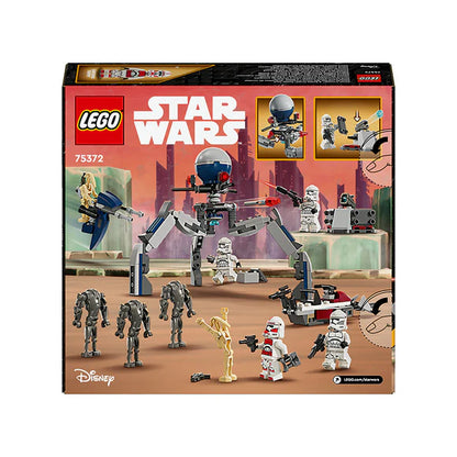 LEGO® Star Wars™ Clone Trooper & Battle Droid Battle Pack - 75372 - 215 Piece Building Set