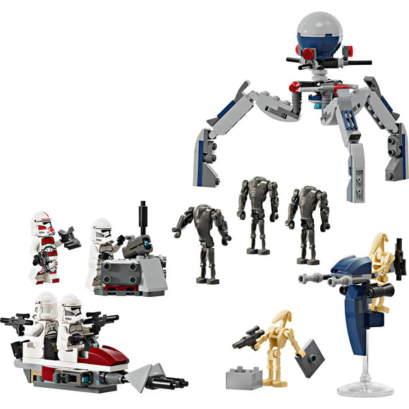 LEGO® Star Wars™ Clone Trooper & Battle Droid Battle Pack - 75372 - 215 Piece Building Set
