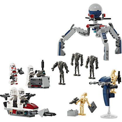 LEGO® Star Wars™ Clone Trooper & Battle Droid Battle Pack - 75372 - 215 Piece Building Set